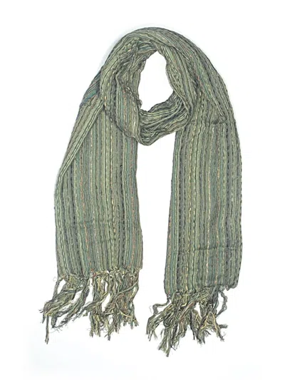 Pre-owned Unbranded Scarf In Green