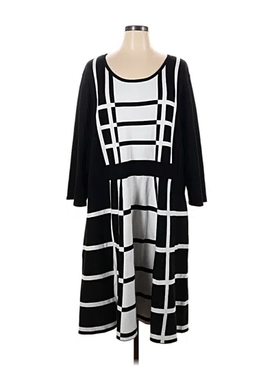 Pre-owned Ashley Stewart Casual Dress In Black