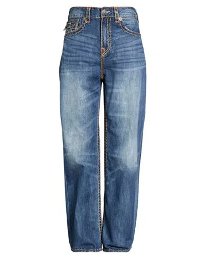 True Religion Man Jeans Blue Size 34 Cotton In Blue