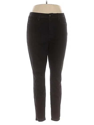 Pre-owned Good American Jeggings In Black