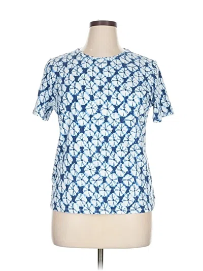Pre-owned Talbots Short Sleeve T-shirt In Blue