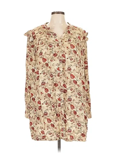 Pre-owned Treasure & Bond 3/4 Sleeve Blouse In White