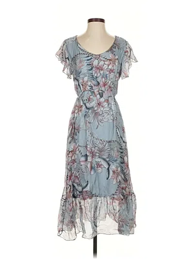 Pre-owned Elena Baldi Cocktail Dress In Blue