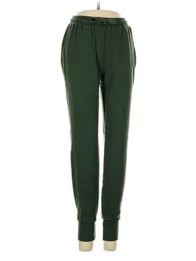Pre-owned Brooklinen Track Pants In Green
