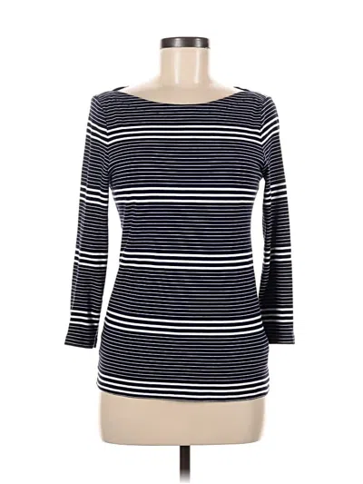 Pre-owned Gap 3/4 Sleeve T-shirt In Blue