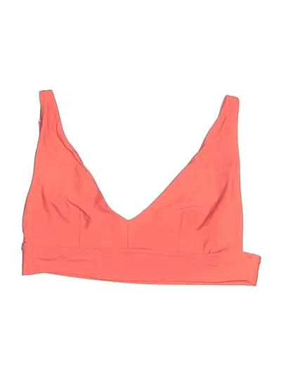 Pre-owned Aerie Swimsuit Top Orange Swimwear