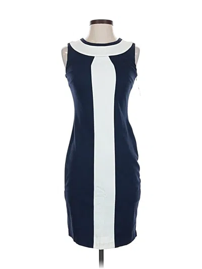 Pre-owned Inc International Concepts Casual Dress In Blue