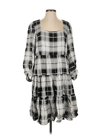 Pre-owned Maison Tara Casual Dress In Gray