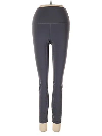 Pre-owned Lululemon Athletica Active Pants In Gray