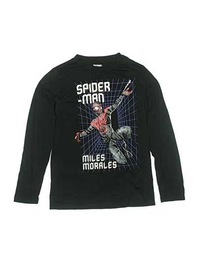 Pre-owned Marvel Kids' Long Sleeve T-shirt In Black