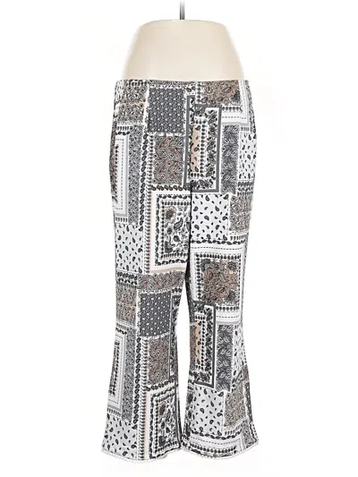 Pre-owned Isaac Mizrahi Live Casual Pants In Silver