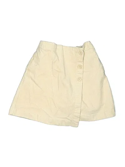 Pre-owned Uniqlo Kids' Skirt In White
