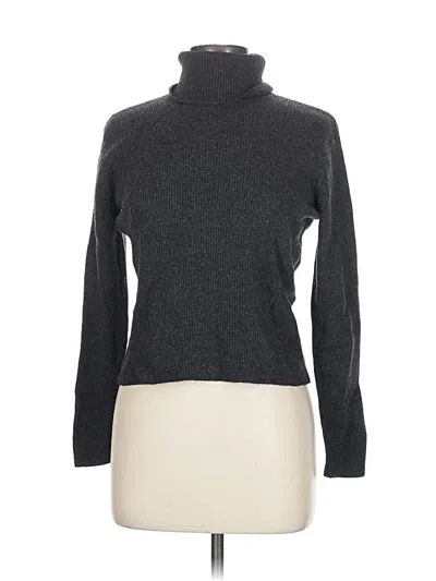 Pre-owned Anne Klein Turtleneck Sweater In Gray