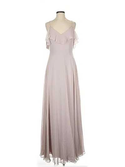 Pre-owned Jenny Yoo Collection Cocktail Dress In Gray