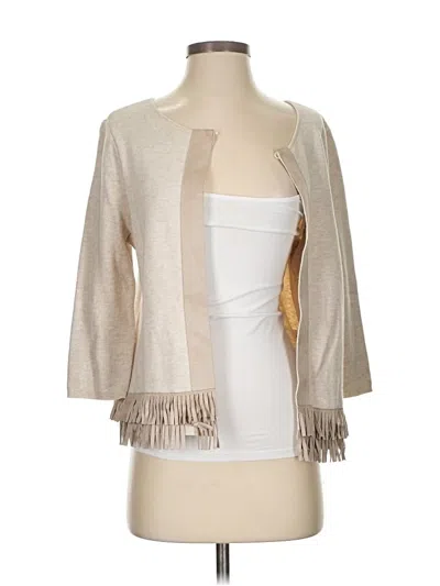 Pre-owned Chico's Cardigan Sweater In Brown