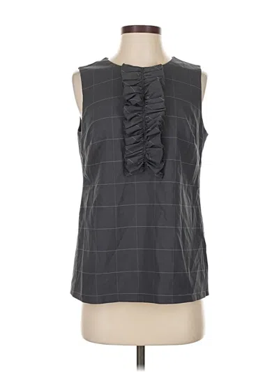 Pre-owned Banana Republic Sleeveless Blouse In Gray
