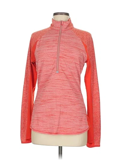 Pre-owned Athleta Long Sleeve T-shirt In Orange