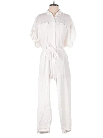 Pre-owned Young Fabulous & Broke Jumpsuit In White