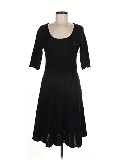 Pre-owned Lark & Ro Casual Dress In Black