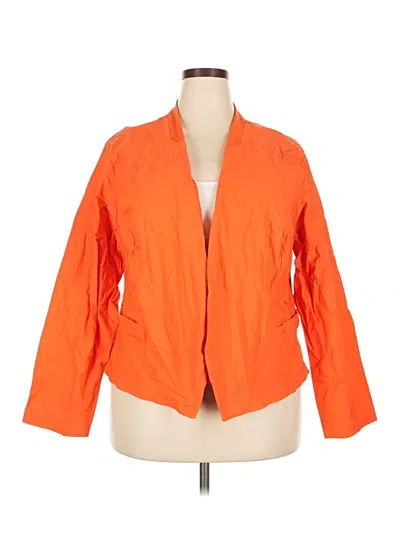 Pre-owned Ashley Stewart Jacket In Orange