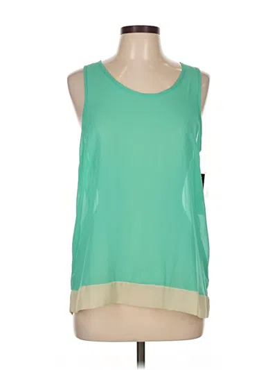 Pre-owned Mix Nouveau Sleeveless Blouse In Green