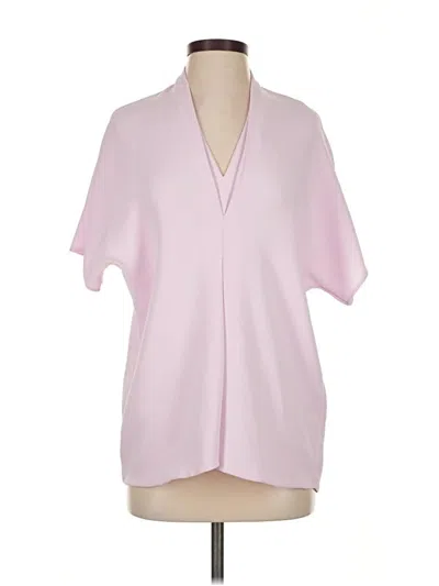 Pre-owned Vince Short Sleeve Blouse In Pink