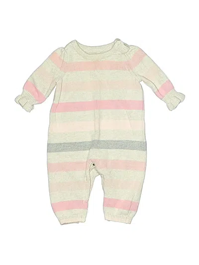 Pre-owned Baby Gap Babies' Long Sleeve Outfit In Pink