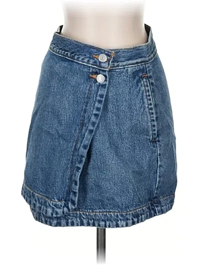 Pre-owned Levi's Denim Skirt In Blue