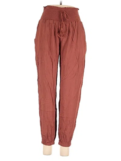 Pre-owned Kingston Grey Casual Pants In Brown