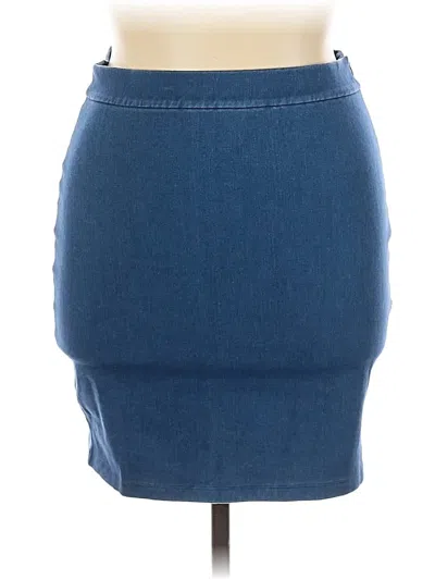 Pre-owned Susana Monaco Denim Skirt In Blue