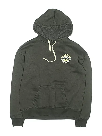 Pre-owned Billabong Kids' Pullover Hoodie In Green