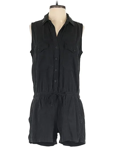Pre-owned Cloth & Stone Romper In Black