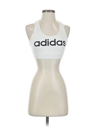 Pre-owned Adidas Originals Sports Bra In Silver