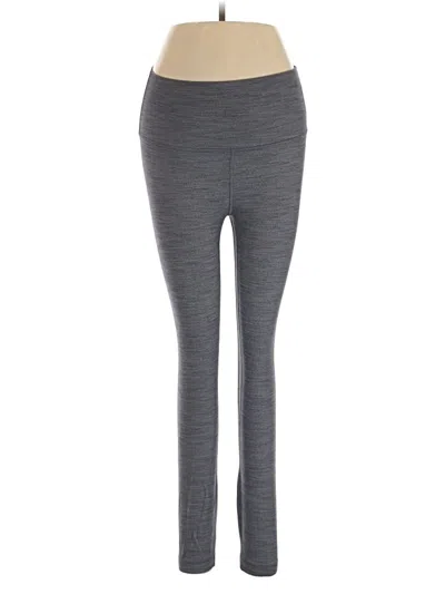 Pre-owned Lululemon Athletica Yoga Pants In Gray