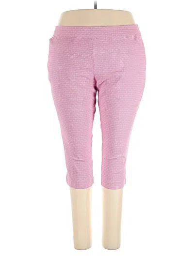 Pre-owned Kim Rogers Active Pants In Pink