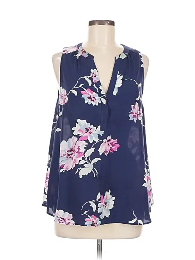 Pre-owned Joie Sleeveless Blouse In Blue