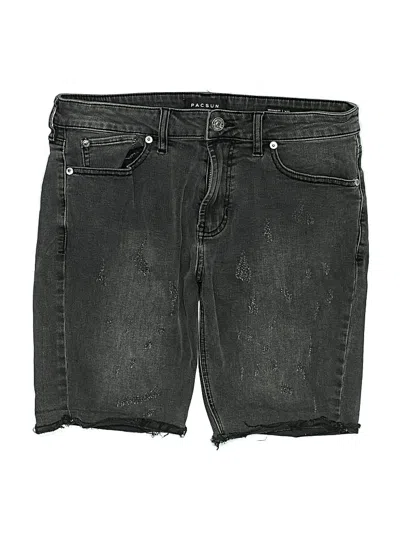Pre-owned Pacsun Denim Shorts In Black