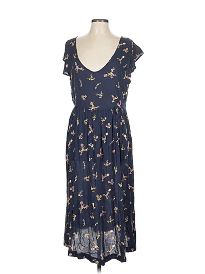 Pre-owned Roxy Casual Dress In Blue