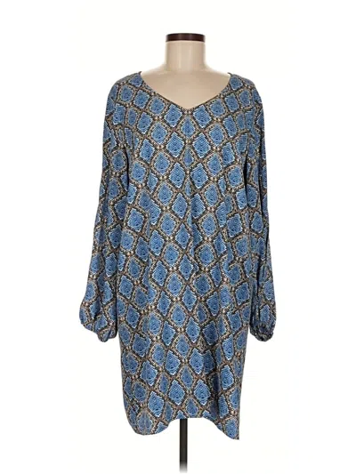 Pre-owned Tommy Bahama Casual Dress In Blue