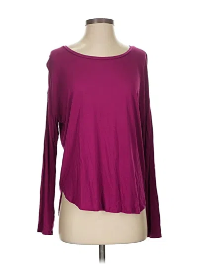 Pre-owned Gap 3/4 Sleeve T-shirt In Purple