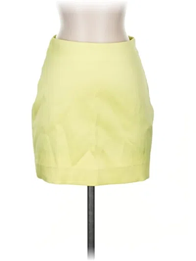 Pre-owned Grey Lab Los Angeles Casual Skirt In Yellow