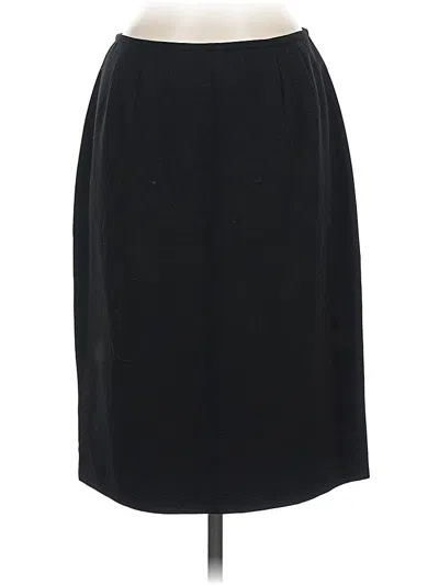Pre-owned Anne Klein Formal Skirt In Black