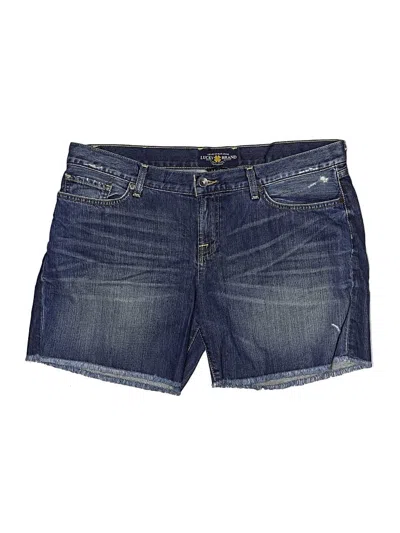 Pre-owned Lucky Brand Denim Shorts In Blue