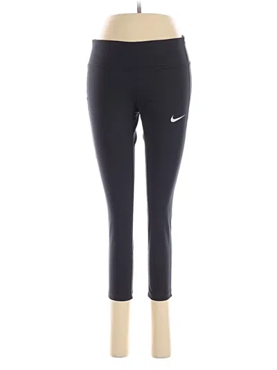 Pre-owned Nike Active Pants In Black