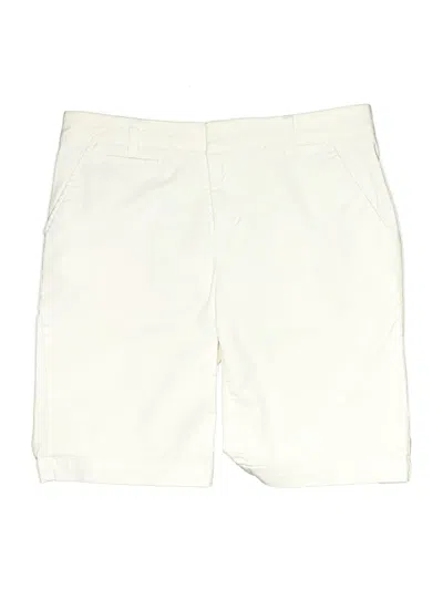 Pre-owned Saks Fifth Avenue Khaki Shorts In White