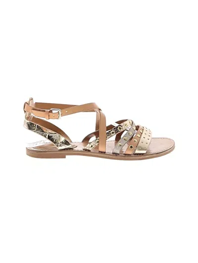 Pre-owned Nine West Sandals In Brown