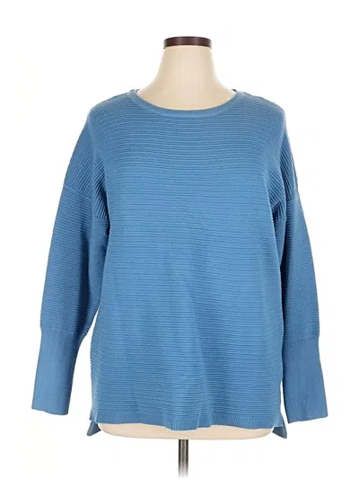 Pre-owned Fashion Pullover Sweater In Blue