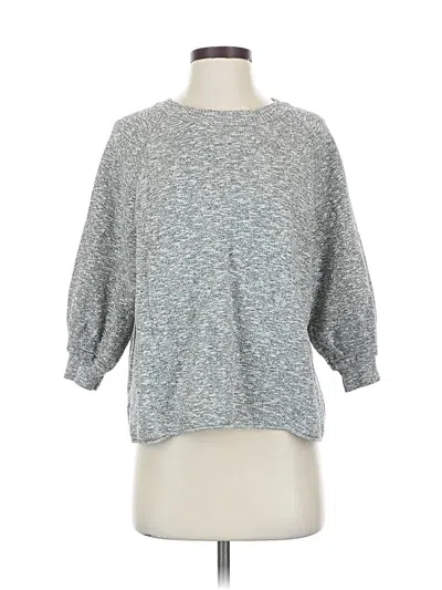 Pre-owned Madewell Pullover Sweater In Gray