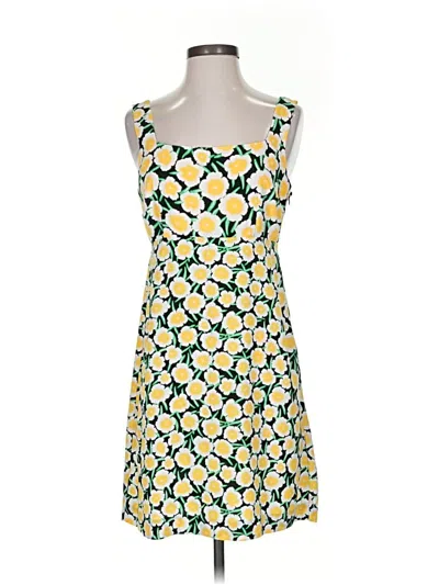 Pre-owned Diane Von Furstenburg For Target Cocktail Dress In Yellow