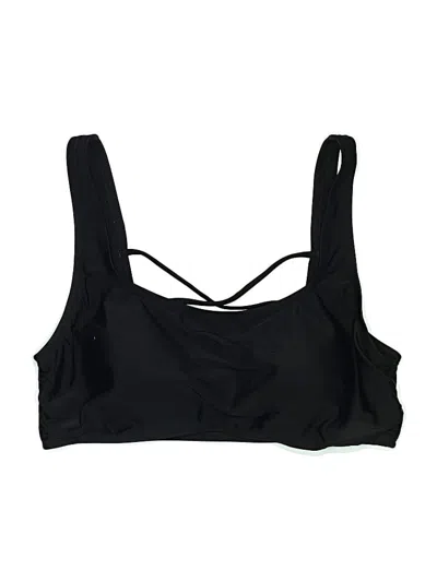 Pre-owned Beach Bump By Motherhood Swimsuit Top Black Swimwear